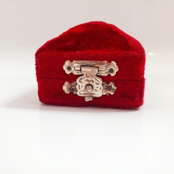 Red rupee medieval ring - Picture 2 of 10